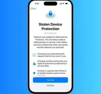南沙苹果授权维修店分享被盗设备保护功能开启方法 