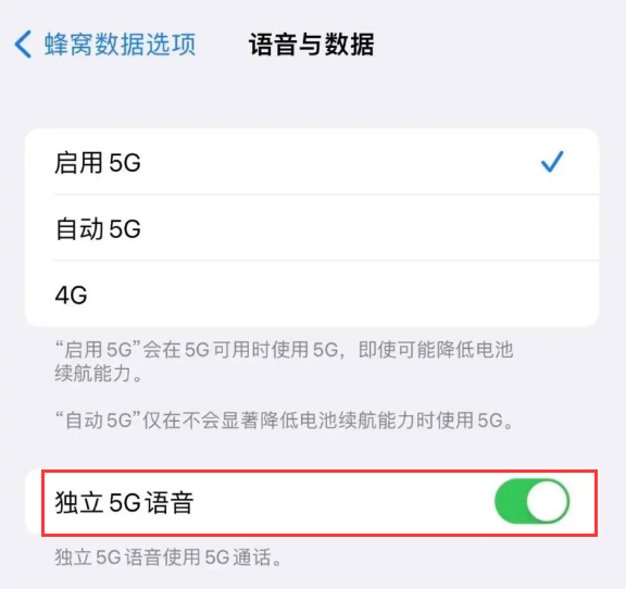 南沙苹果14维修分享iPhone 14 Pro如何开启VoNR 